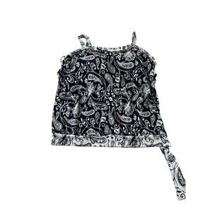 Swimsuits For All Women's Black Paisley Print Tankini - 20